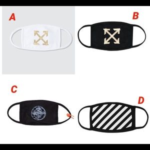 Off White 100% Cotton Mask